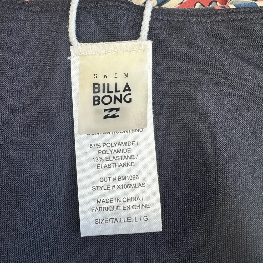 Billabong Women’s Last Tribe One Piece Swimsuit – Size Large (Black Sands) - Picture 5 of 9